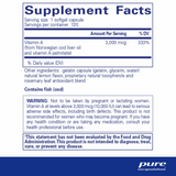Vitamin A - Pure Encapsulations 120 softgels SPECIAL ORDER