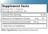 Thiamax - Objective Nutrients 60 caps SPECIAL ORDER