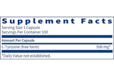 L-Tyrosine - Klaire Labs 500 mg 100 caps