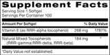 Pure-E - Klaire Labs 100 softgels