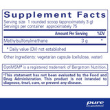 MSM Powder - Pure Encapsulations 227g