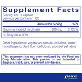 Niacitol® - Pure Encapsulations 500 mg 120 caps