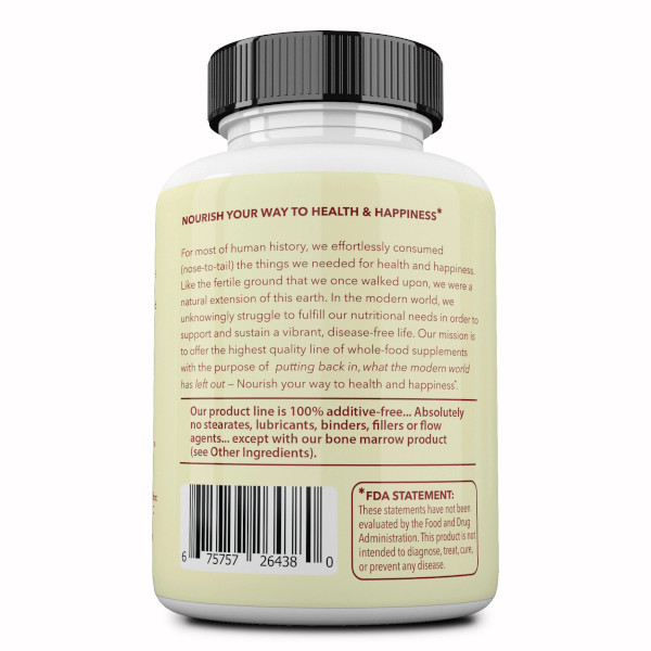 Grass Fed Adrenal Ancestral Supplements 180 caps MorNatural