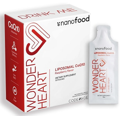 Liposomal Wonder Heart Liquid CoQ10  - Codeage 30 pouches (10 ml)