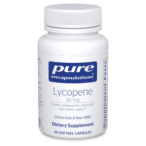 Lycopene - Pure Encapsulations 20 mg 60 softgels SPECIAL ORDER