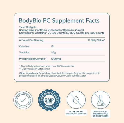 Phosphatidylcholine - Body Bio liquid/capsules