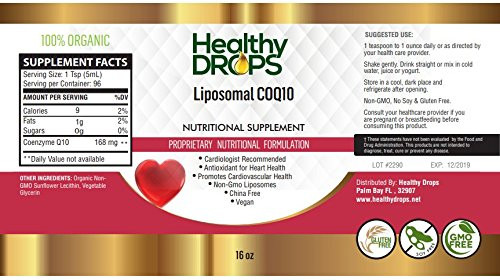 Liposomal Coq10 - Healthy Drops SPECIAL ORDER Liposomal Coq10 - Healthy Drops SPECIAL ORDER
