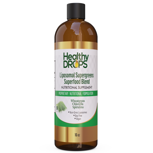 Liposomal Super Greens - Healthy Drops 16 oz (473 ml) SPECIAL ORDER