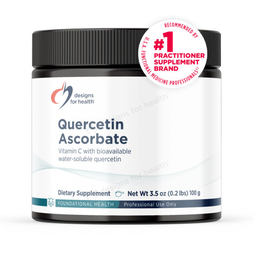 Quercetin-Ascorbate - Designs for Health 3.5 oz (100 g) SPECIAL ORDER