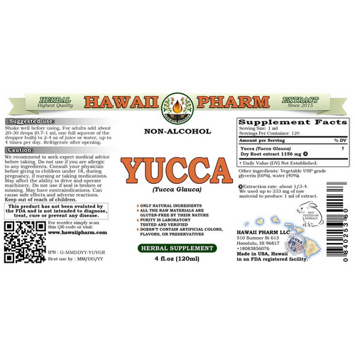 Yucca - Hawaii Pharm 4 oz (120ml) Yucca - Hawaii Pharm 4 oz (120ml)