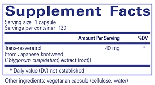 Resveratrol - Pure Encapsulations 120 caps