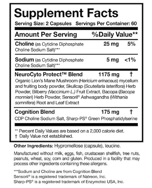 BDNF Essentials® - Researched Nutritionals 120 caps SPECIAL ORDER
