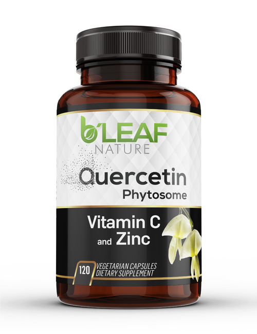 Quercetin Phytosome with Vitamin C and Zinc - B'leaf Nature 120 caps