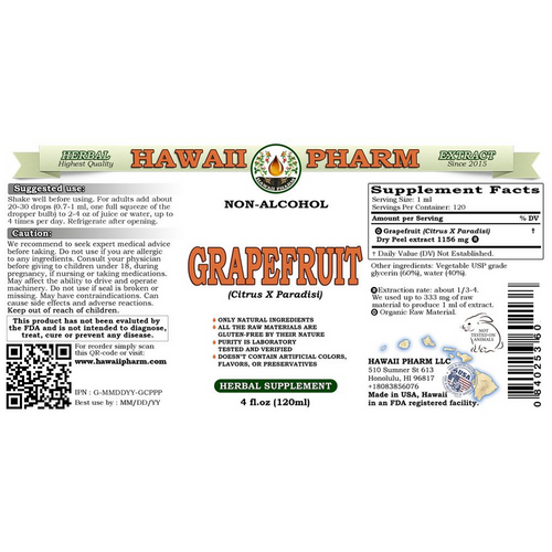 Grapefruit - Hawaii Pharm 4 oz (120ml) SPECIAL ORDER Grapefruit - Hawaii Pharm 4 oz (120ml) SPECIAL ORDER