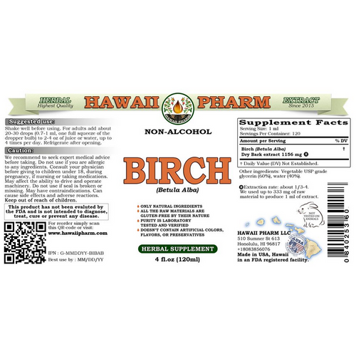 Birch - Hawaii Pharm 4 oz (120 ml) SPECIAL ORDER