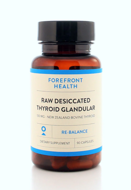 Raw Desiccated Thyroid - ForefrontHealth 90 caps