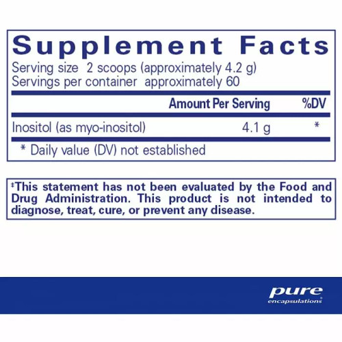 Inositol Powder - Pure Encapsulations 8.8 oz (250 g) SPECIAL ORDER Inositol Powder - Pure Encapsulations 8.8 oz (250 g) SPECIAL ORDER