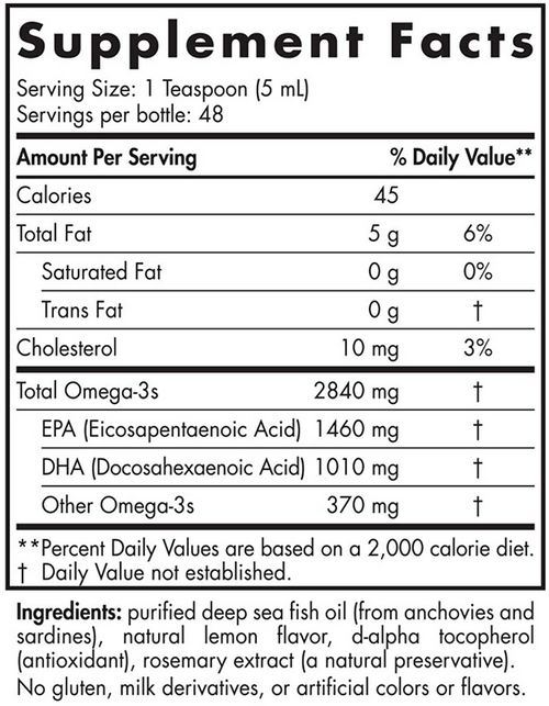 ProOmega - Nordic Naturals 8 oz (237ml) SPECIAL ORDER