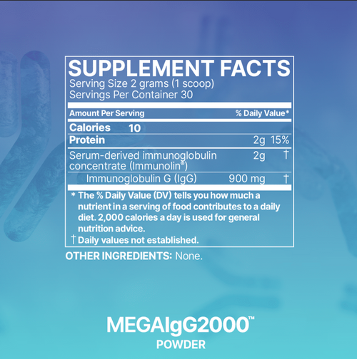 Mega IgG2000 - Microbiome Labs powder/capsules