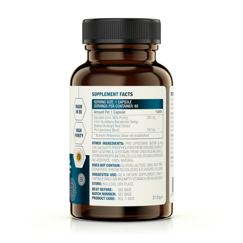 Baicalein Pro Liposomal - MCS Formulas 60 caps Baicalein Pro Liposomal - MCS Formulas 60 caps