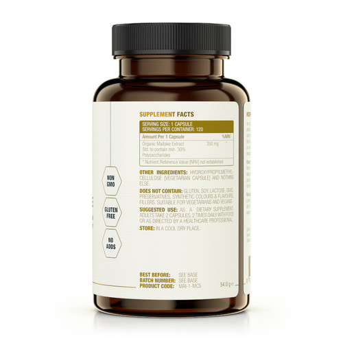 Maitake Extract Pure - MCS Formulas 350mg 120 caps Maitake Extract Pure - MCS Formulas 350mg 120 caps