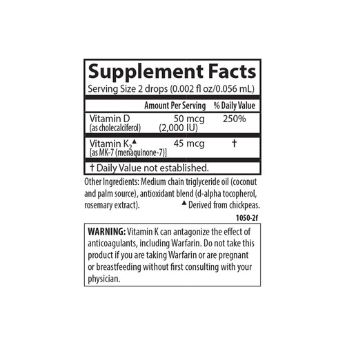 Super Daily® D3+K2 - Carlson  0.34 oz (10 ml) SPECIAL ORDER Super Daily® D3+K2 - Carlson  0.34 oz (10 ml) SPECIAL ORDER