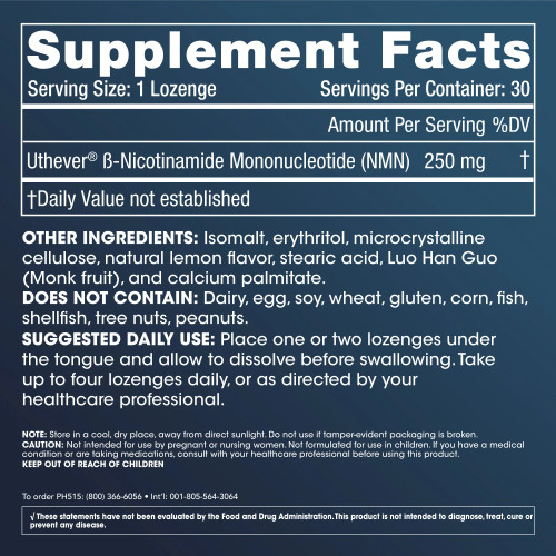 NMN Pro™ - ProHealth Longevity 250mg 30 Lozenges SPECIAL ORDER NMN Pro™ - ProHealth Longevity 250mg 30 Lozenges SPECIAL ORDER
