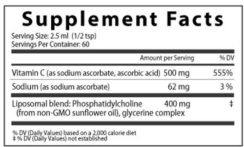 Liposomal Vitamin C - DesBio 500 mg 5 oz (150ml) Liposomal Vitamin C - DesBio 500 mg 5 oz (150ml)