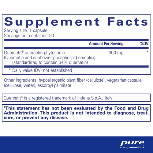 Quercetin UltraSorb - Pure Encapsulations 90 caps SPECIAL ORDER Quercetin UltraSorb - Pure Encapsulations 90 caps SPECIAL ORDER