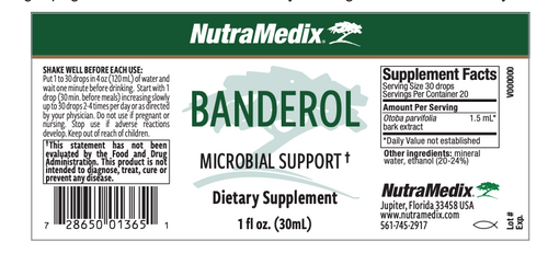 Banderol - NutraMedix 2 oz (60 ml) SPECIAL ORDER