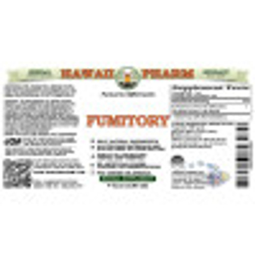 Fumitory - Hawaii Pharm 4 oz (120 ml) SPECIAL ORDER Fumitory - Hawaii Pharm 4 oz (120 ml) SPECIAL ORDER