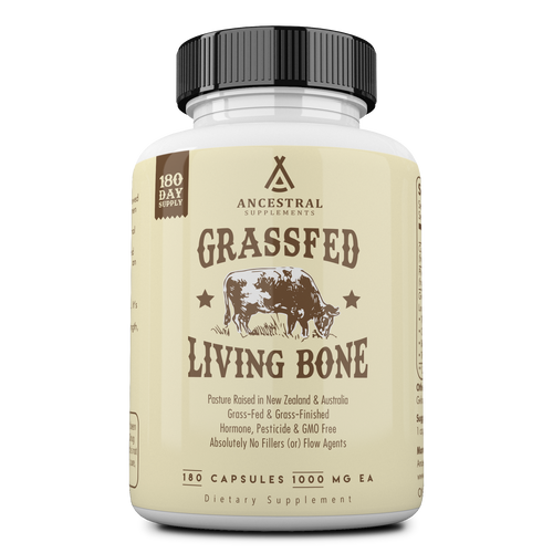 Grass Fed Beef Living Bone - Ancestral Supplements 180 caps SPECIAL ORDER