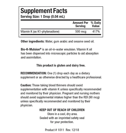 Bio-K-Mulsion - Biotics Research 1oz (30ml) SPECIAL ORDER Bio-K-Mulsion - Biotics Research 1oz (30ml) SPECIAL ORDER