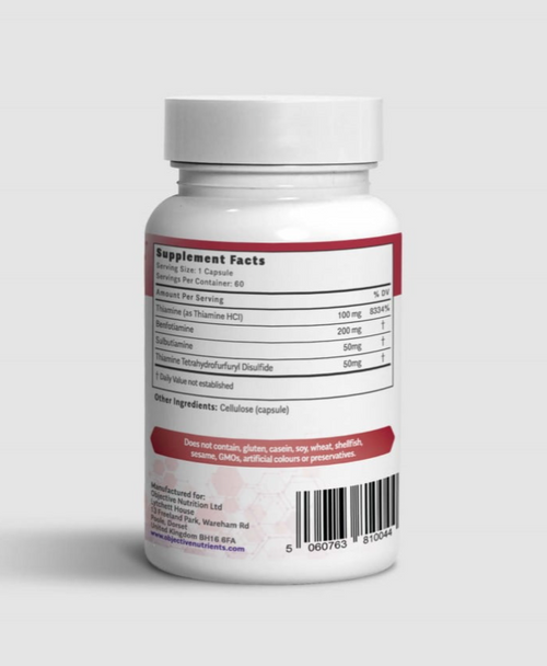 Thiamega - Objective Nutrients 60 caps SPECIAL ORDER Thiamega - Objective Nutrients 60 caps SPECIAL ORDER