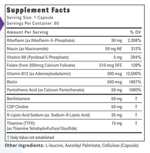 Thiavite B-Complex - Objective Nutrients 60 caps SPECIAL ORDER