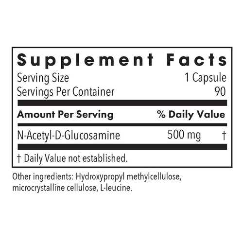 N-Acetyl Glucosamine (NAG) - Allergy Research Group 90 caps SPECIAL ORDER