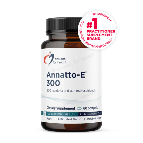 Annatto-E™ 300 - Designs for Health 30/60 Softgels SPECIAL ORDER Annatto-E™ 300 - Designs for Health 30/60 Softgels SPECIAL ORDER
