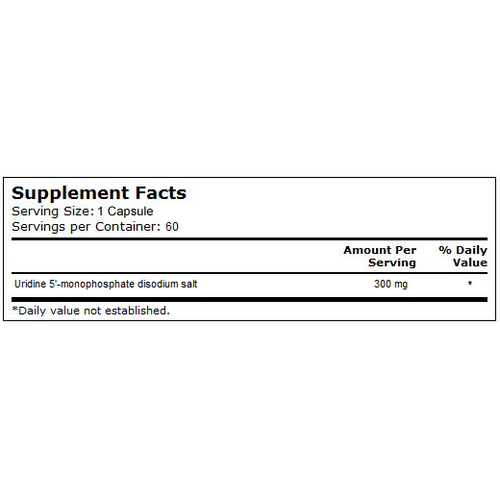 Uridine - Double Wood Supplements 300 mg 60 caps