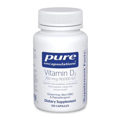 Vitamin D3 - Pure Encapsulations 10000 IU 60 caps SPECIAL ORDER