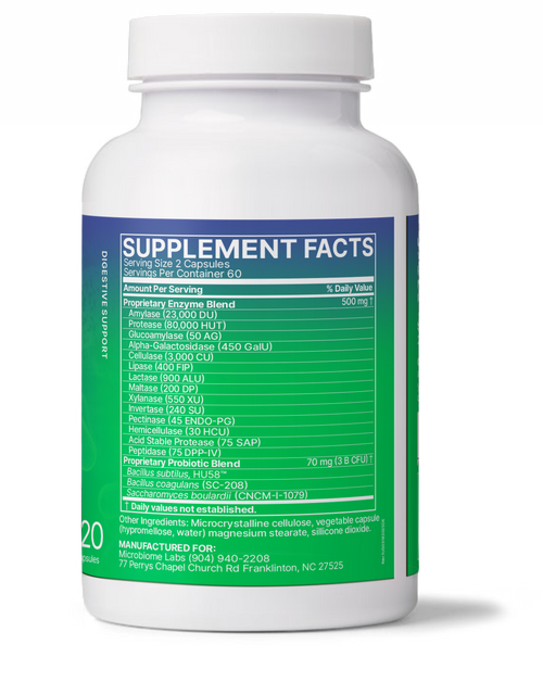DigestMate™ - Microbiome Labs 120 caps SPECIAL ORDER DigestMate™ - Microbiome Labs 120 caps SPECIAL ORDER