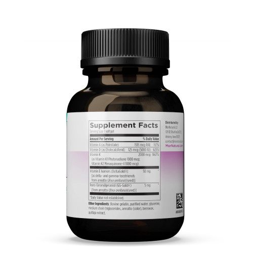 Vits Fat-Soluble - MorNatural 60 softgels Vits Fat-Soluble - MorNatural 60 softgels