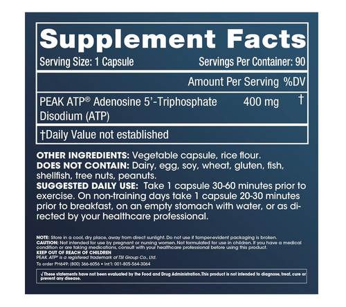 Longevity ATP - ProHealth 400 mg 90 caps SPECIAL ORDER Longevity ATP - ProHealth 400 mg 90 caps SPECIAL ORDER