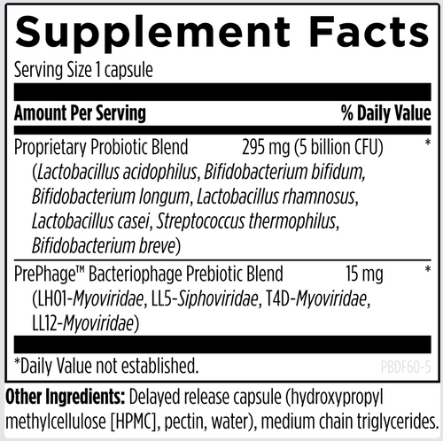 Probiophage DF™ - Designs for Health 60 caps SPECIAL ORDER