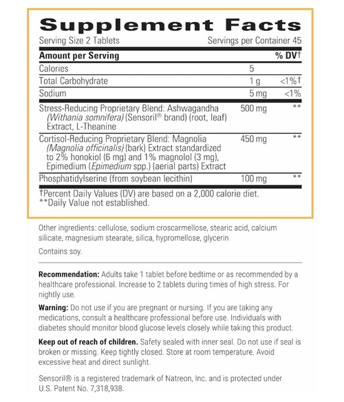 Cortisol Manager - Integrative Therapeutics 90 caps SPECIAL ORDER