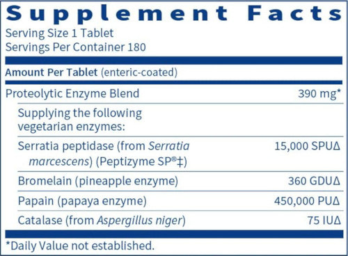 Serralase - Klaire Labs 90 tabs