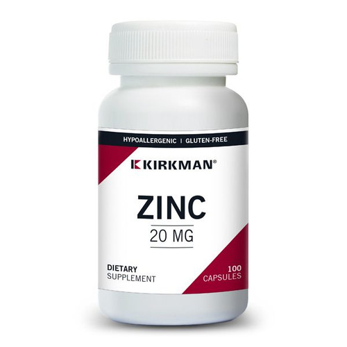 Zinc - Kirkman 20 mg 100 caps