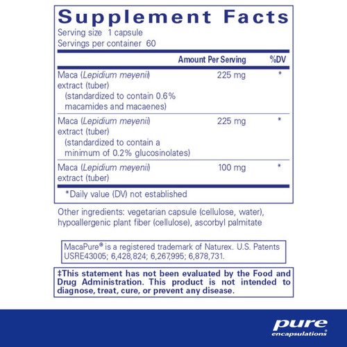 Maca-3 - Pure Encapsulations 60 caps Maca-3 - Pure Encapsulations 60 caps