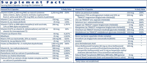 MultiThera 1 Plus K - Klaire Labs 180 caps MultiThera 1 Plus K - Klaire Labs 180 caps