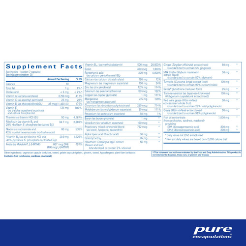Ultra Pure Pack - Pure Encapsulations 30 Packs Ultra Pure Pack - Pure Encapsulations 30 Packs