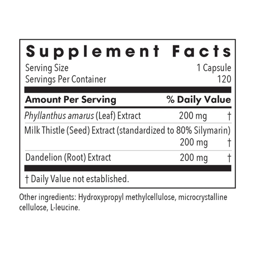 Milk Thistle Plus - Allergy Research Group 120 caps